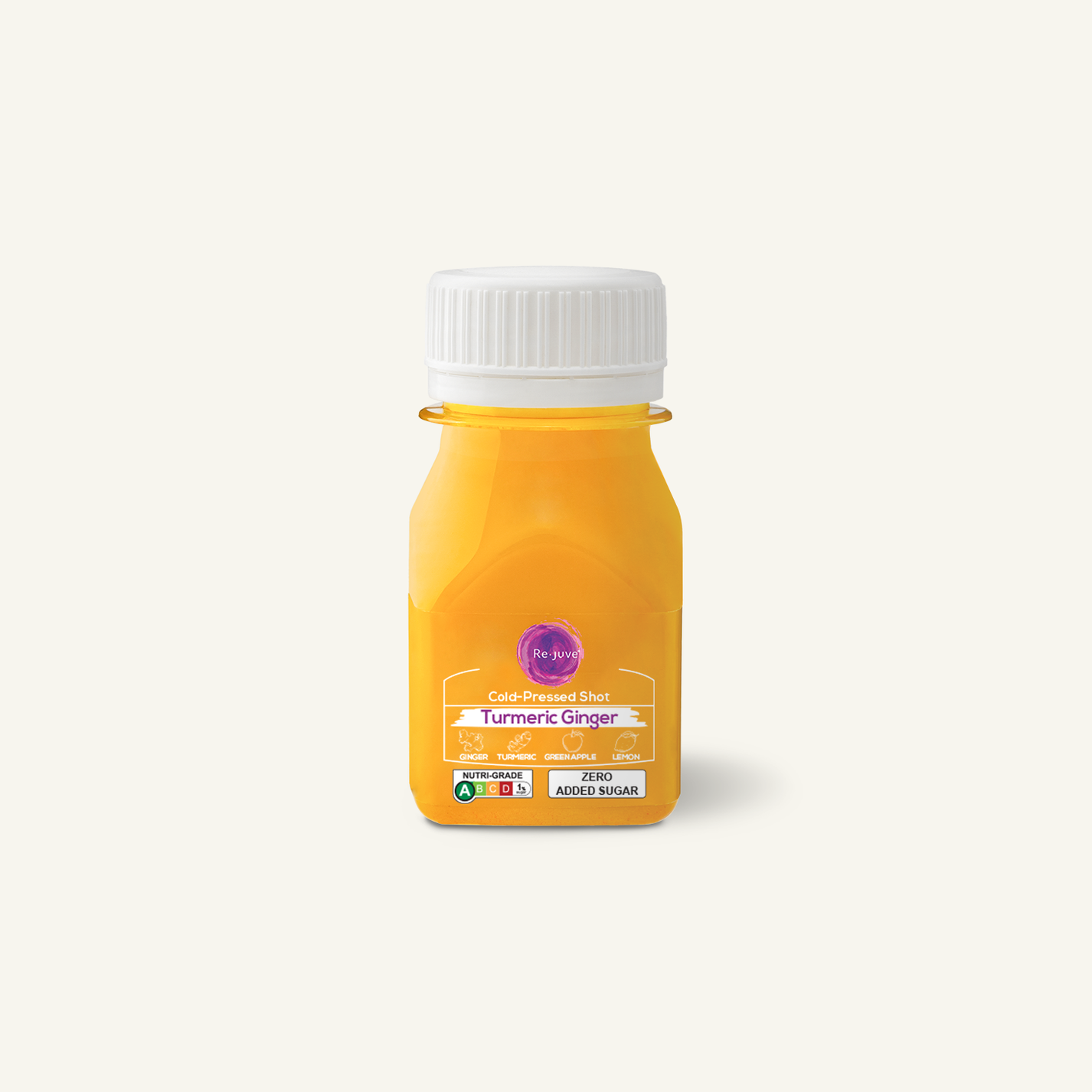 Turmeric Ginger Shot Re.juve Cold Pressed Juice Singapore